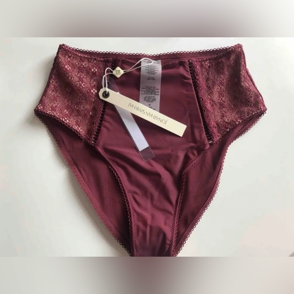 Jonathan Simkhai Bikini Swimsuit High Waisted Botton $225 NWT